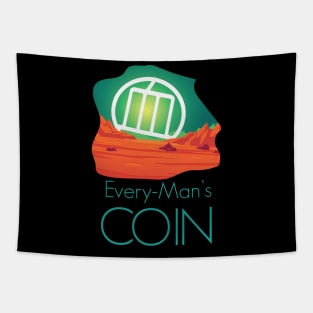 Every-Man's Coin Mochimo Tapestry