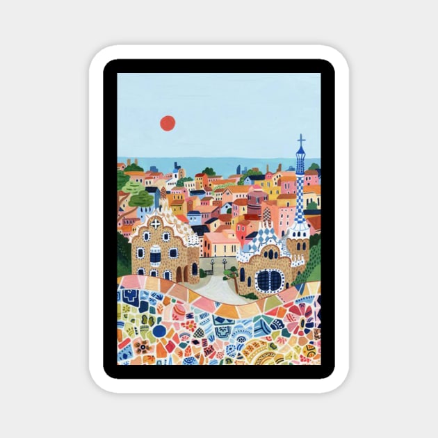 Barcelona Magnet by wesleygrant