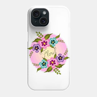 Imaginary Floral Design Phone Case