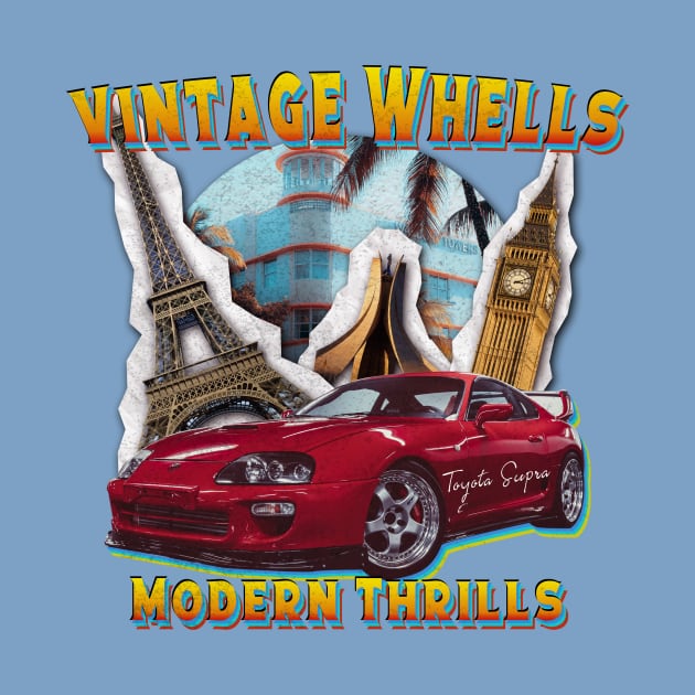 Vintage Wheels, Modern Thrills : Supra Car by TeeBalhadj