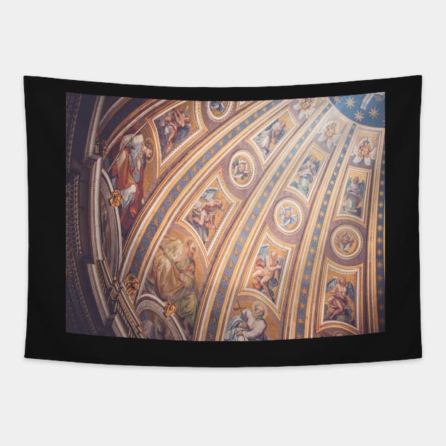 Sao Pietro Dome Tapestry by myyylla