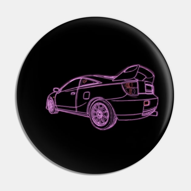 Neon Toyota celica Pin by MissisFoxieBoo