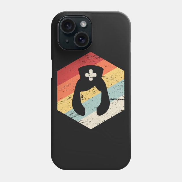 Retro Vintage Nurse Icon Phone Case by MeatMan