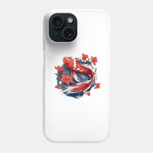 Koi Fish In A Pond Phone Case