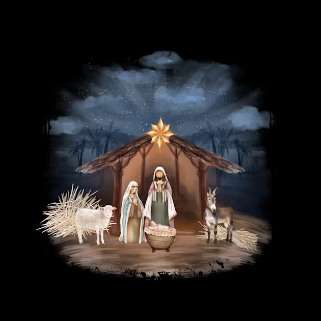 Christmas 2023, Nativity, Christian Christmas Gifts Store,Birth of Jesus, Merry Christmas, Jesus Nativity Story by JOHN316STORE - Christian Store