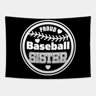 Proud Baseball Sister, Sports Gift Tapestry