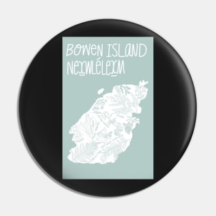 Bowen Island Flora Pin