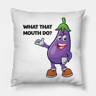 The Eggplant Emoji Pillow