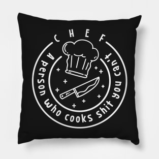 Cooking Chef Definition- Chef Cook Gift Pillow