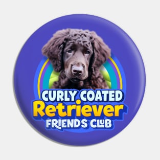 Curly Coated Retriever Pin