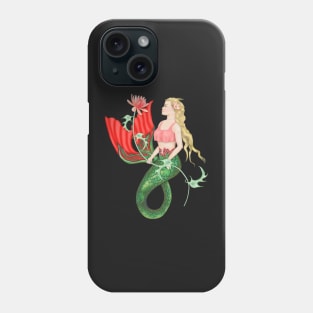 Waterlily Mermaid Art Phone Case