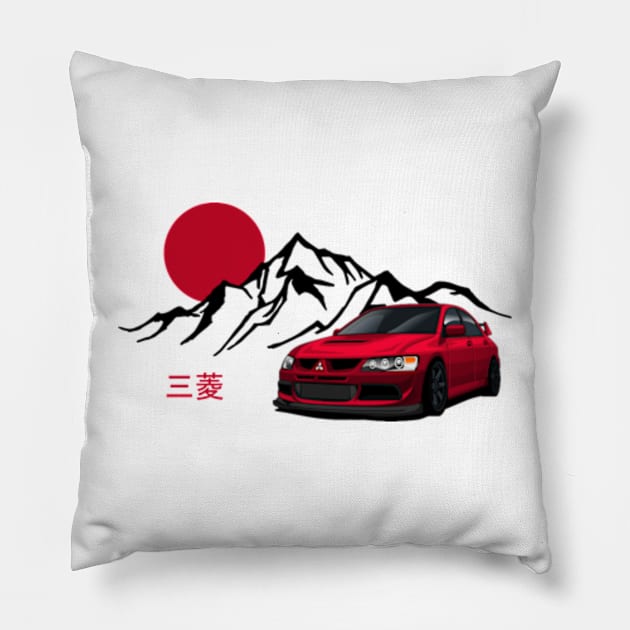 Mitsubishi EVO 7, JDM Pillow by T-JD