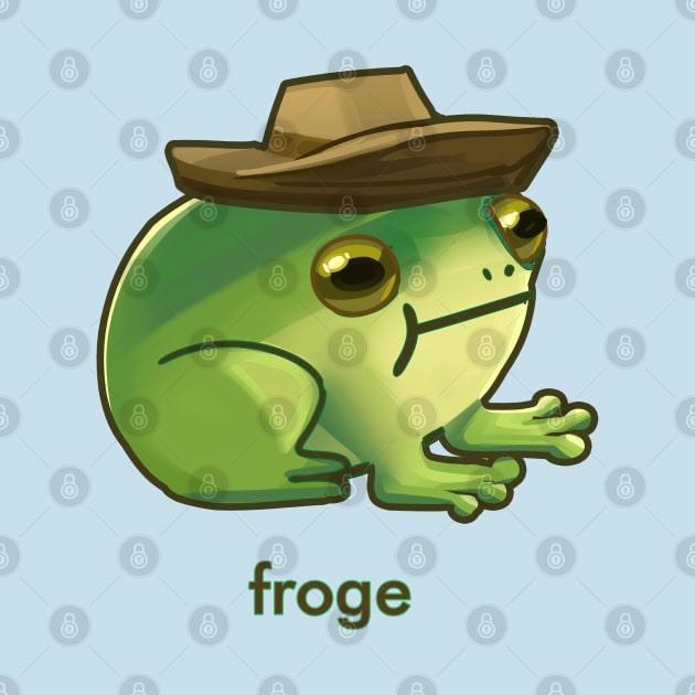 Frog Cowboy by evumango