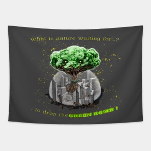 Green Bomb Tapestry