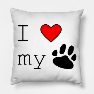 I love my dog Pillow