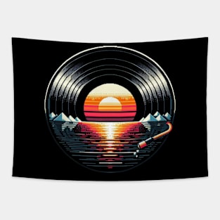 Vinly LP Music Record Retro Sunset Tapestry