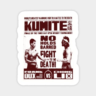 Bloodsport Championship Poster Magnet