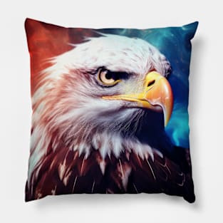 Eagle Animal Bird Majestic Wilderness Surrealist Pillow