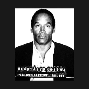 Oj Simpson Mugshot T-Shirt