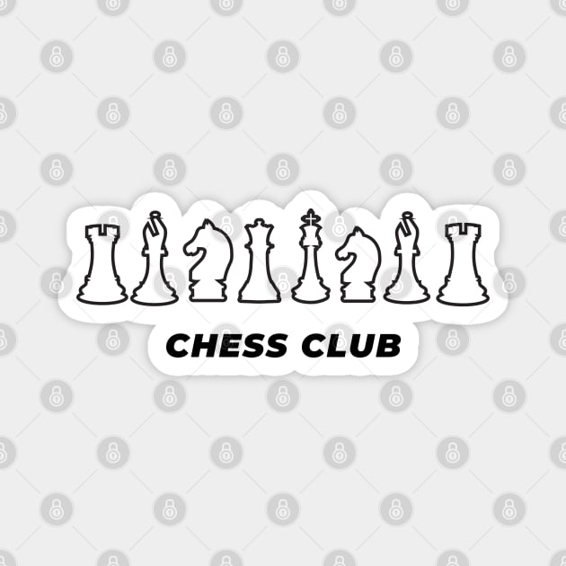 Chess club Magnet by PARABDI