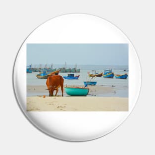 Cow on Mui Ne Beach Pin