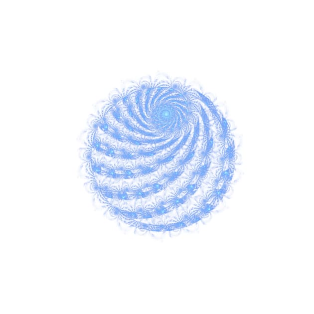 Blue Spirals by astrellonart