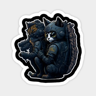 Mecha Cat_001 Magnet