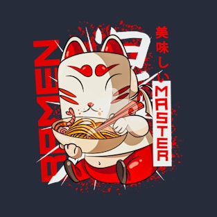 Ramen Master Kawaii Kitsune T-Shirt