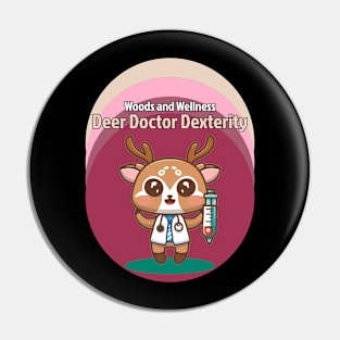 Woods and Wellness, deer Doctor dexterity Pin