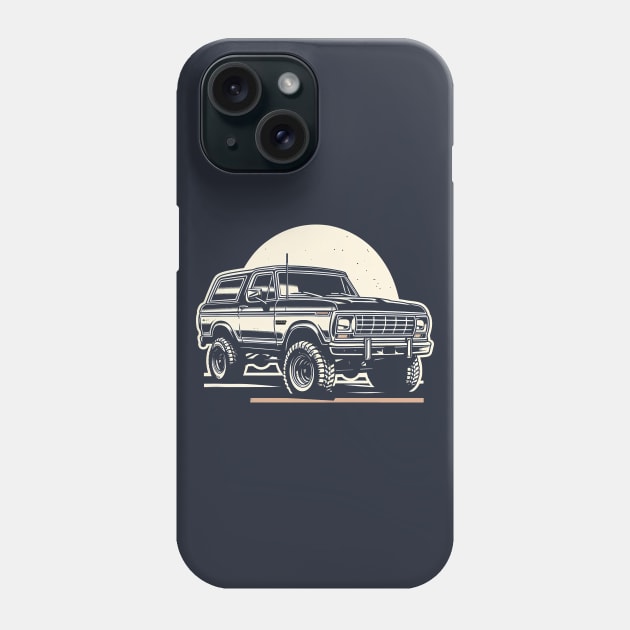 Ford Bronco Phone Case by TaevasDesign