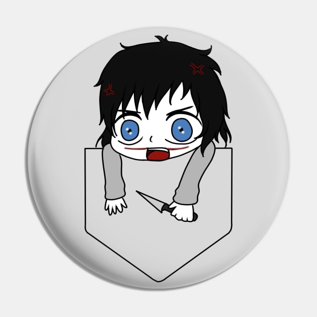 Pocket Jeff the killer Creepypasta Chibi - Creepypasta - Pin ...