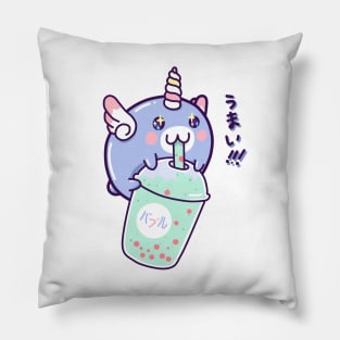 Kawaii Unicorn Bubble Tea Pillow