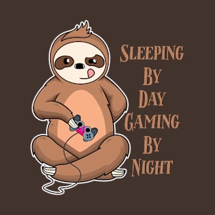 Sleeping By Day Gaming By Night T-Shirt