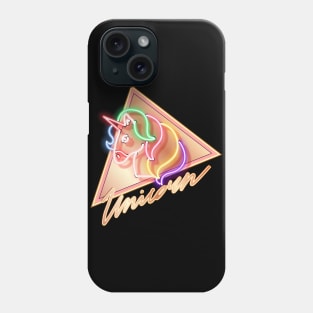 Unicorn Neon Art Phone Case