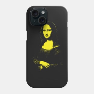 Bright Yellow Mono Color Mona Lisa Phone Case