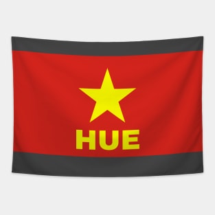 Hue City in Vietnamese Flag Tapestry