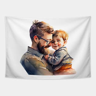 Father with son Tapestry