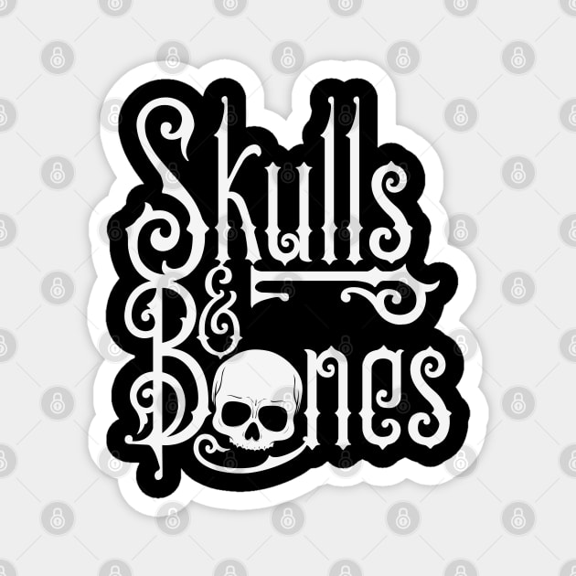 Skulls and Bones Magnet by CTShirts