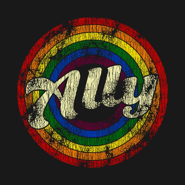 Ally LGBT pride vintage tshirt funny lgbt pride by Dianeursusla Clothes