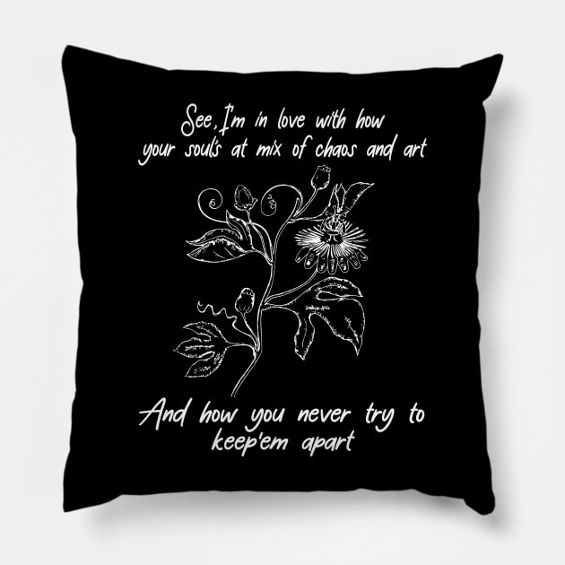 Classic See I'm In Love With How Your Soul's Funny Gift Pillow by DesignDRart