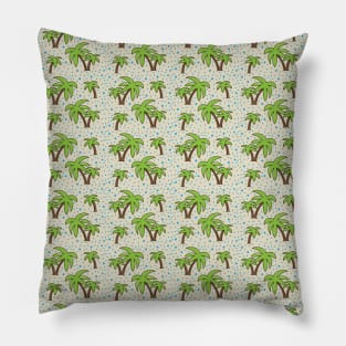 Tropical Palms Pattern Pillow