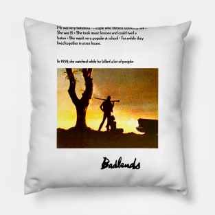 Badlands Poster Pillow