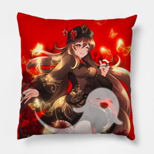 hu tao genshin impact Pillow