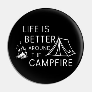 Camping  and camfire Pin