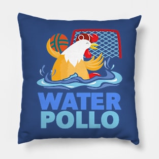 chicken water polo merch Pillow