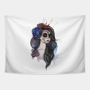 Catrina Skull Tapestry