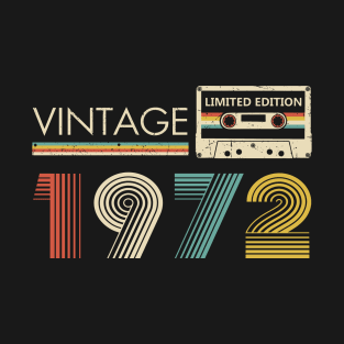 Vintage 1972 Limited Edition Cassette T-Shirt