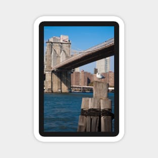 Brooklyn Bridge Photographic Print Magnet