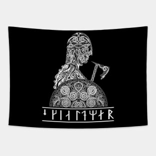 Shieldmaiden (Skjaldmaer) Axe - White Tapestry