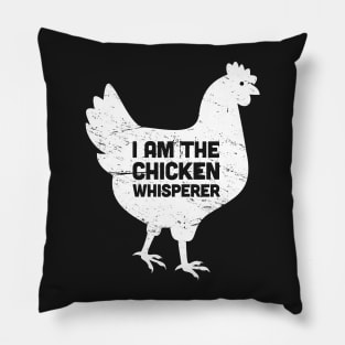 Chicken Whisperer | Chicken Farmer Design Pillow